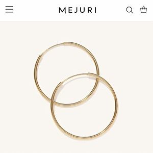 Mejuri | Large hoop earrings